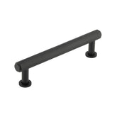Burlington Piccadilly Knurled Cabinet Handles 128mm  Black - Burlington Range